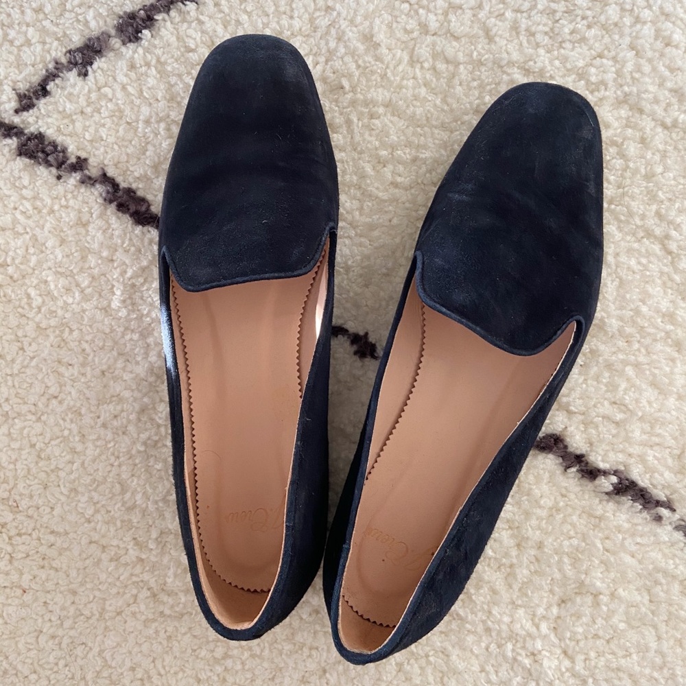 J. Crew Smoking Loafers- Navy